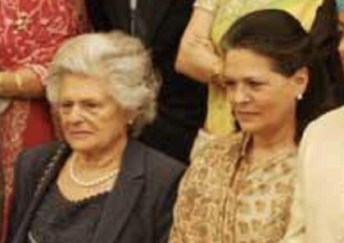 Sonia Gandhi mother Paola Maino
