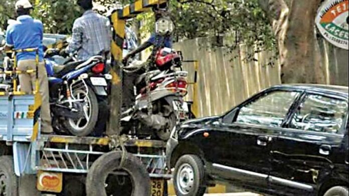 Motorists beware! Towing has started again in Bengaluru Motorists beware!: Towing has started again in Bengaluru