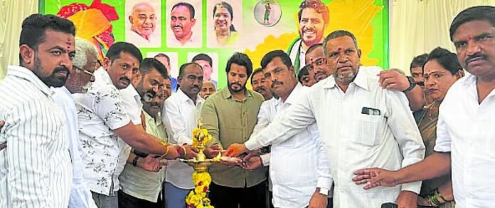 Nikhil Kumaraswamy sparks hate politics in Ramanagara!