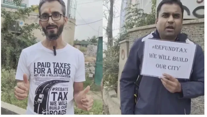 Tax refund campaign!: Angry Bengaluru people