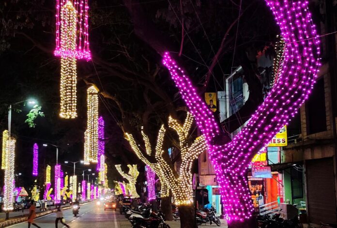 6 crores spent on Mysore's Sadagara Dasara light decorations