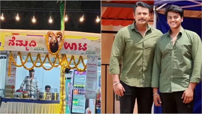 Darshan's son-in-law dines comfortably and shops during Dussehra!