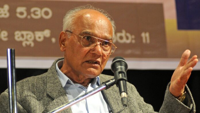 Novelist S. L. Byrappa is no more