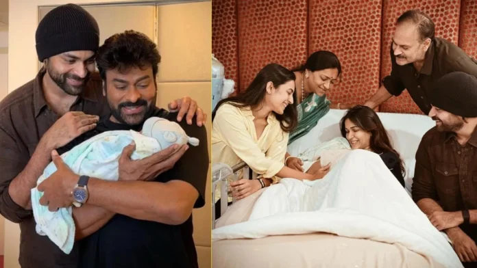 The Chiru family is full of joy with a baby boy, a megastar!