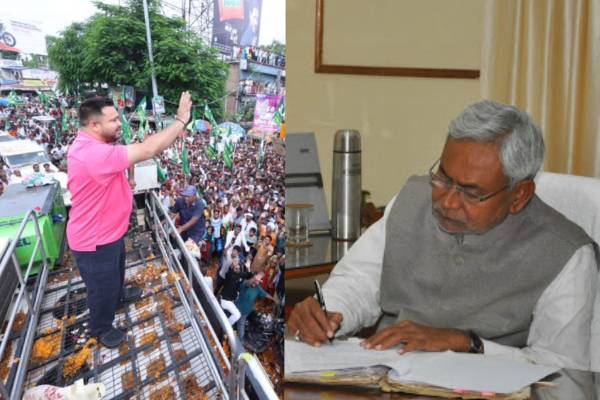 tejasvi yadav - nitis kumar