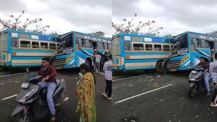 Road bloodshed again! Horrific collision of buses
