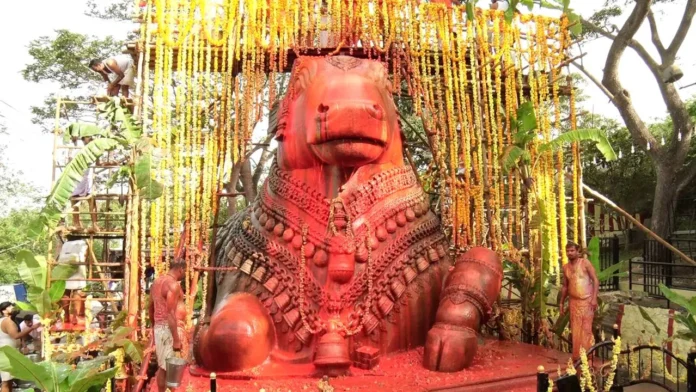 The glory of 500 years of heritage - 38 rituals of worship to the single-stone Nandi