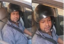 National News: ಕಾರಿನಲ್ಲಿ ಕುಳಿತರೂ ತಪ್ಪಿಲ್ಲ ಹೆಲ್ಮೆಟ್ ಕಾಟ: ದಂಡ ಹಾಕುವವರ ಬಗ್ಗೆ ವ್ಯಕ್ತಿ ಬೇಸರ