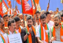 ದೇಶದ ಘನತೆಗೆ ಕುಂದುಂಟು ಮಾಡುವ ಯೂತ್ ಕಾಂಗ್ರೆಸ್ಸಿನ ಅಸಭ್ಯ ನಡೆ ಅತ್ಯಂತ ಖಂಡನೀಯ: ಬಿ.ವೈ.ವಿಜಯೇಂದ್ರ