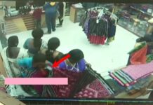 Viral Video: ಸೀರೆ ಅಂಗಡಿಗೆ ಪಾಶ್ ಆಗಿ ಕಾರಲ್ಲಿ ಬಂದು 7 ಲಕ್ಷ ರೂಪಾಯಿ ಸೀರೆ ಕದ್ದ ಕಳ್ಳಿಯರು..