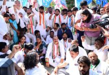 ‘ನಮ್ಮ ನಾಯಕರಿಗೆ ನ್ಯಾಯ ಬೇಕು’ ಘೋಷಣೆ – ಕೆಪಿಸಿಸಿ ಮುಂದೆ ಕಾಂಗ್ರೆಸ್ ಕಾರ್ಯಕರ್ತರ ಪ್ರತಿಭಟನೆ