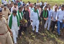 Political News: ಧಾರವಾಡದಲ್ಲಿ ಬೆಳೆ ಹಾನಿ; ಸಚಿವ ಸಂತೋಷ್ ಲಾಡ್ ಬರ ವೀಕ್ಷಣೆ